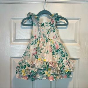 12-18 months Janie & Jack floral ruffled dress